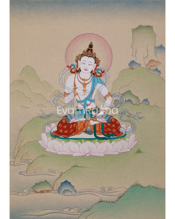 Sacred Thangka of Vajrasattva