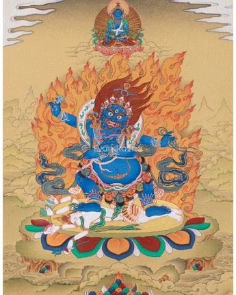 Vajrapani Butadamara Thangka
