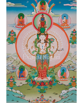 1000 Armed Chenrezig Sacred Artwork
