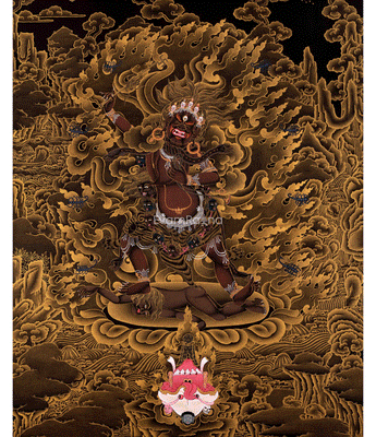 Wrathful Ekajati Canvas Print