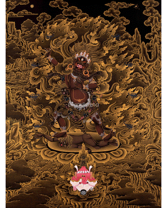 Wrathful Ekajati Canvas Print