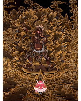 Wrathful Ekajati Canvas Print