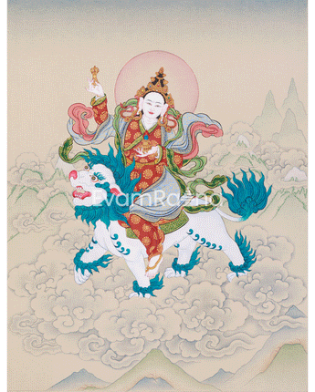 Tsheringma Longevity Goddess Thangka