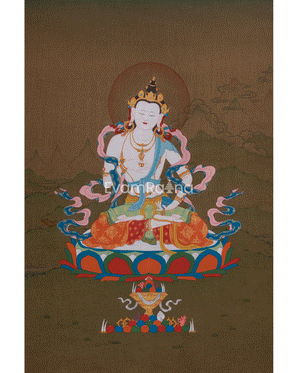Hand Painted Vajrasattva Thangka