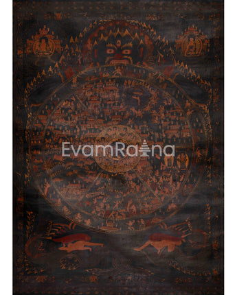 Wheel of Life Buddhist Thangka