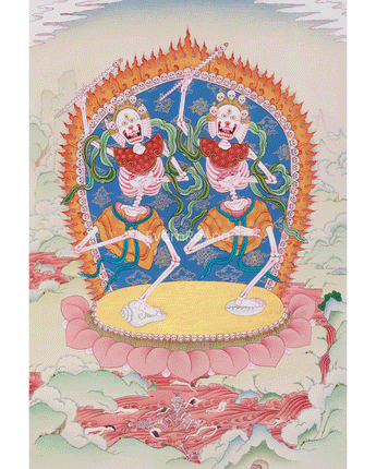 Chitipati Thangka