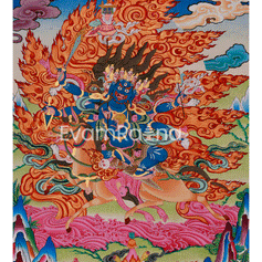 Palden Lhamo Tibetan Thangka