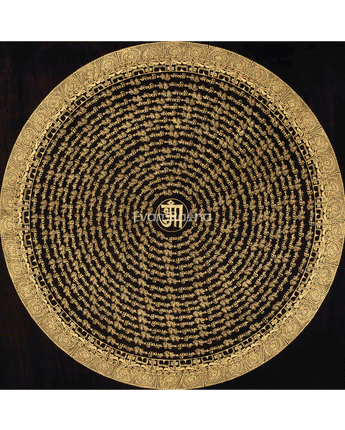 Himalayan Mantra Mandala Art