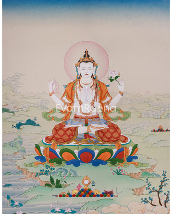 Universal Compassion Thangka of Avalokiteshvara