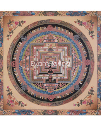 Tibetan Kalachakra Mandala Artwork