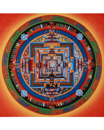 Himalayan Artwork of Kalachakra Mandala