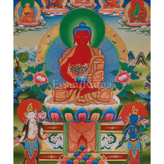 Buddhist Amitabha Buddha Thangka