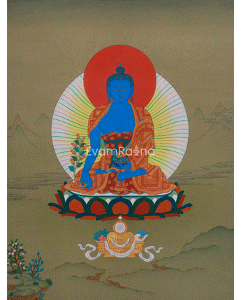Spiritual Medicine Buddha Thangka