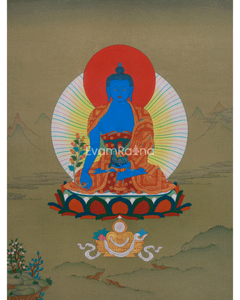 Spiritual Medicine Buddha Thangka