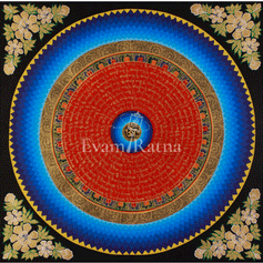 Spiritual Mantra Mandala Art