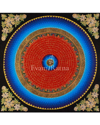Spiritual Mantra Mandala Art
