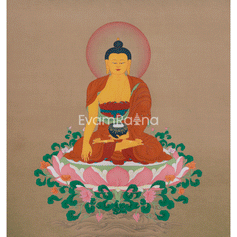 Spiritual Thangka Of Shakyamuni Buddha