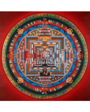 Sacred Kalachakra Mandala Artwork
