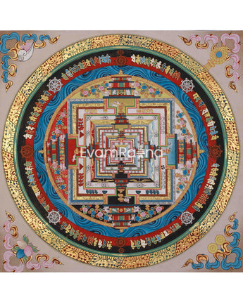 Kalachakra Mandala Wall Art