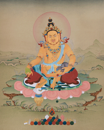 40 Inches Dzambhala Thangka