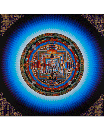 Kalachakra Mandala Meditation Art