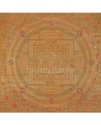 Spiritual Buddhist Kalachakra Mandala