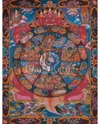 Divine Bhavachakra Thangka
