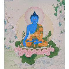 Bhaisajyaguru Thangka Print