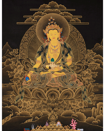 Kshitigarbha Bodhisattva Thangka