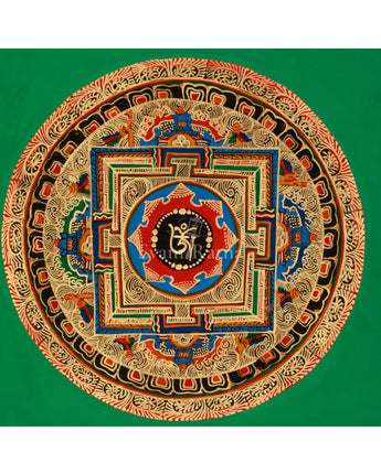 Buddhist Meditation Mantra Mandala