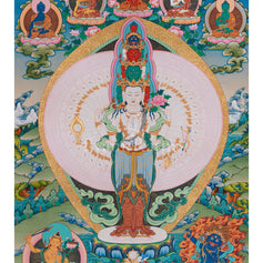 1000 Armed Chenrezig With Other Deities