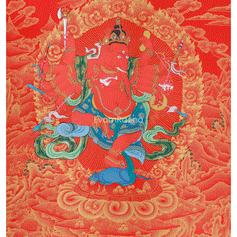 Lord Ganesha Thangka