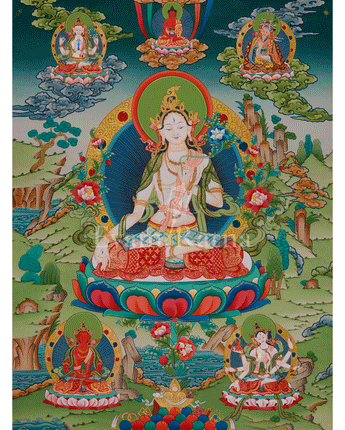 White Tara Meditation Art