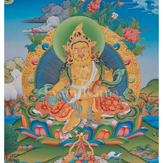 Deity of Wealth Dzambhala Thangka