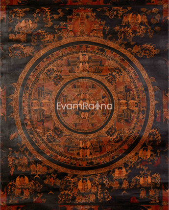 Buddha Mandala Spiritual Thangka
