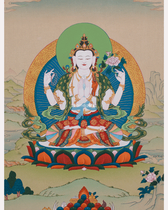 Four-Armed Avalokiteshvara Painting