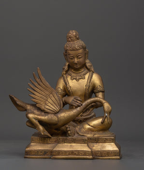 brass-siddhartha-gautam-statue-with-swan