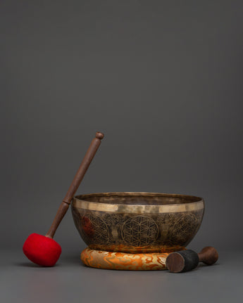 Handcrafted Brass Tibetan Singing Bowl