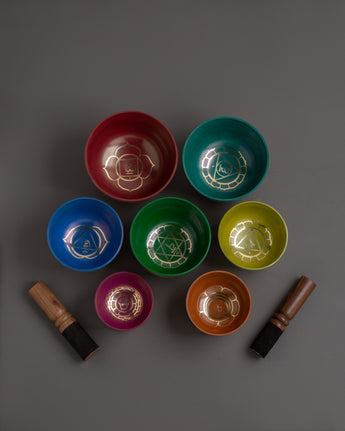 Colorful Singing Bowl Set