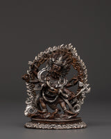 oxidized-copper-six-armed-mahakala-statue