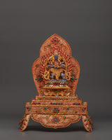 Turquoise-Body Six-Armed Mahakala