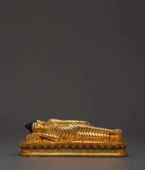 Gold-Plated Sleeping Buddha Statue