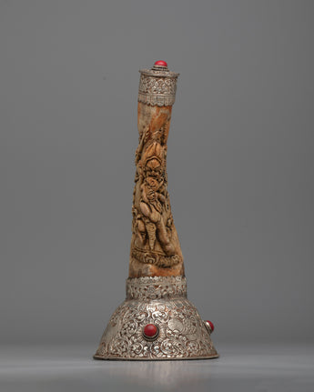 White Metal Bone Stamp 