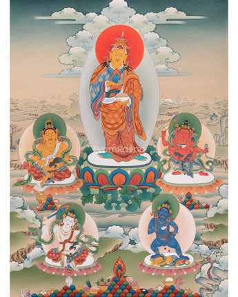 Pema Jungne with Four Dzambalas