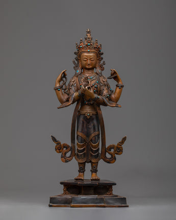 Standing 4 Armed Chenrezig Statue