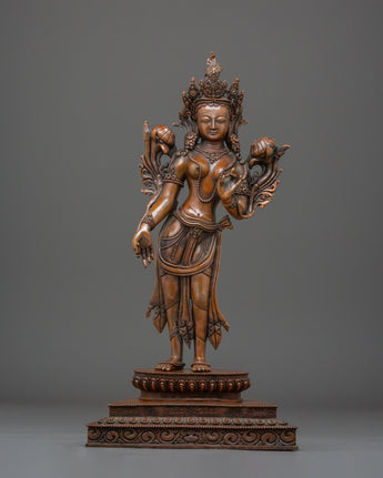 Mother of Liberation Standing Green Tara Statue