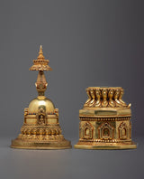 Tibetan Stupa Statue