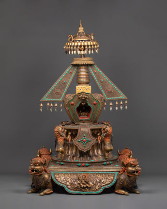 Handcrafted Altar Shrine Stupa