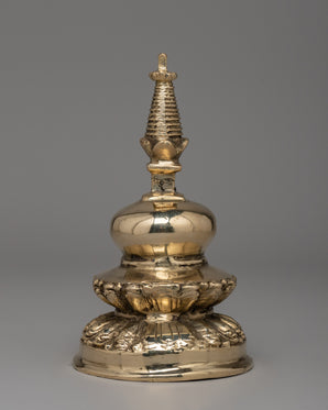Handcrafted Brass Stupa