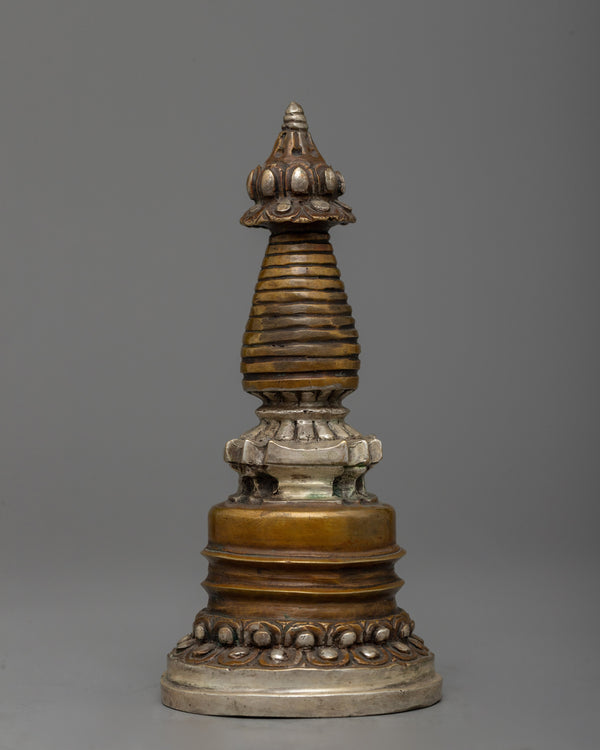 Handcrafted Kadampa Buddha Stupa